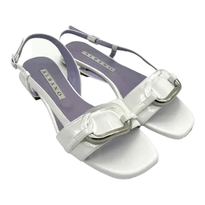 Sandalo donna ALBANO Vernice Bianco - 5165 -