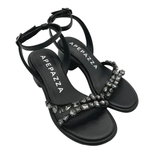 Sandalo donna Apepazza Black   - Sofia -