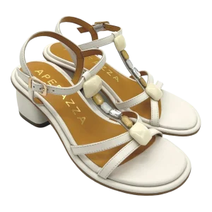 Sandalo donna Apepazza White  - Sabina -