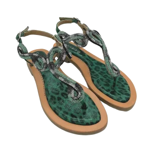 Sandalo donna CAFèNOIR verde - GC5001 -
