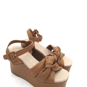 Sandalo nappa donna le privè by Valery  Cuoio - Godiva 403 -