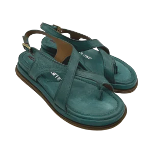Sandalo pelle donna AS98 Emerald - B60014 -