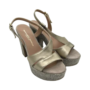 Sandalo pelle donna GIANMARCO SORELLI  Laminato wash Alba - 2815 -
