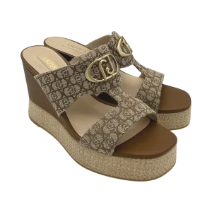 Sandalo zeppa LIUJO Monogram Biscuit- Karen 08 -