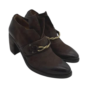 Scarpa pelle donna AS98 Ebano - B82115 -
