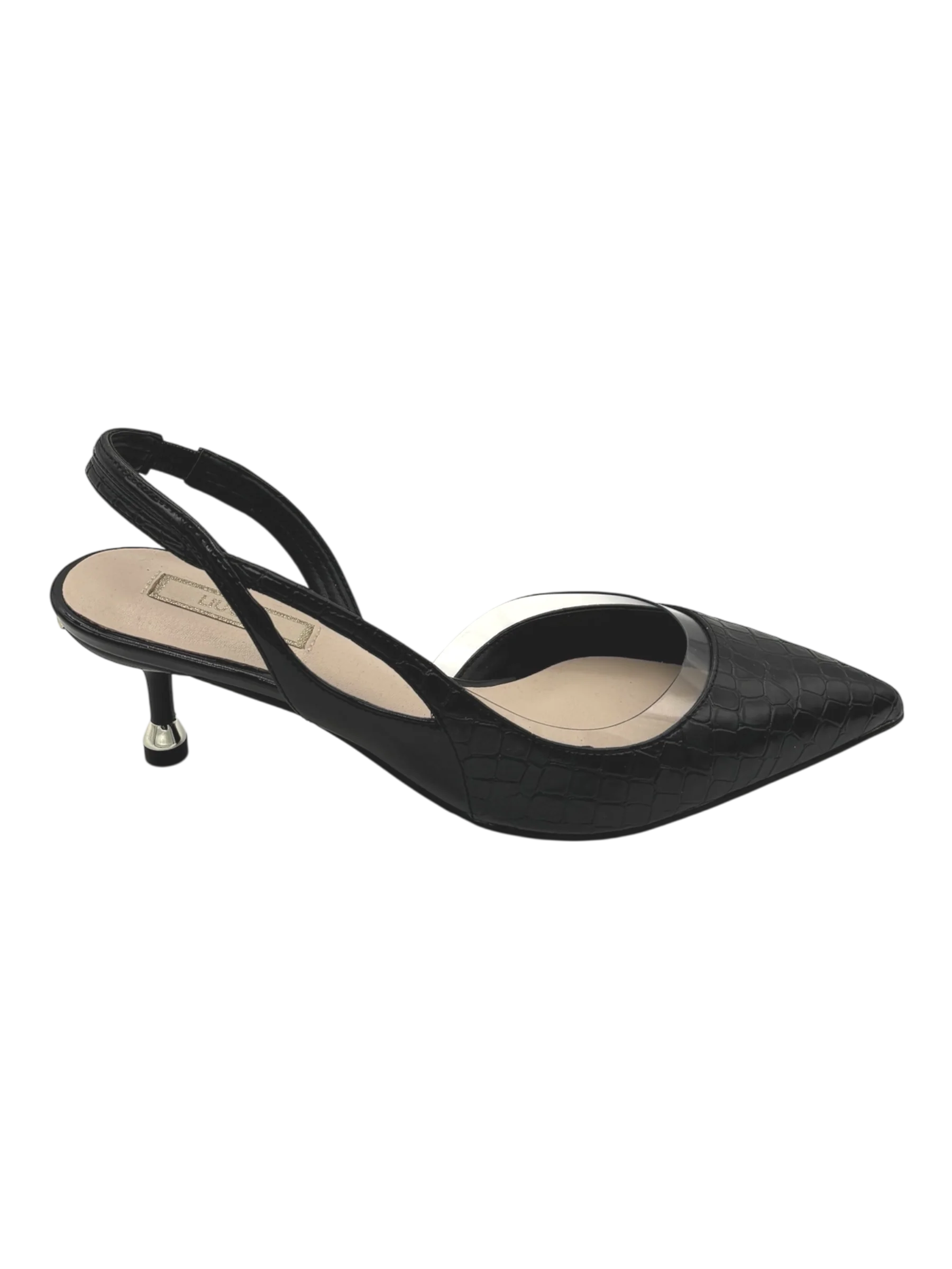 Sling Back in pelle LIUJO Black - Deva 09 - - immagine 3