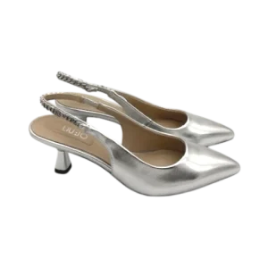 Slingback LIU JO metallic silver - Sandie 08 -