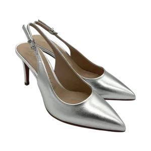 Slingback donna ALBANO Metallizzato Argento-5426-