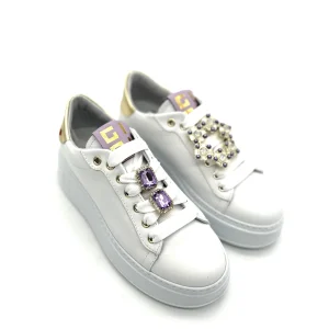 Sneaker pelle donna GIO+ Combi Fantasy White - PIA 160A  -