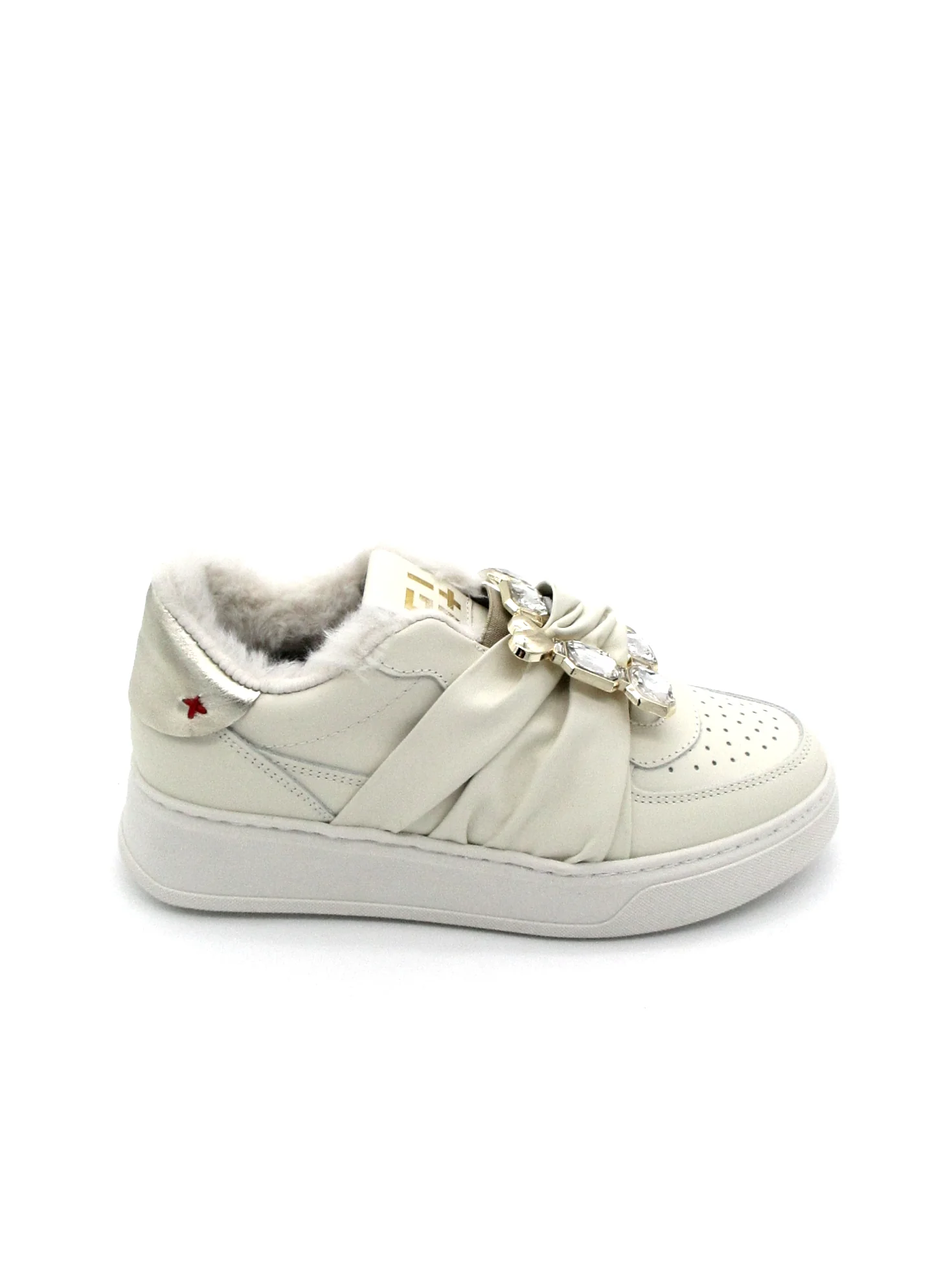 Sneaker pelle donna GIO+ Combi Luxury Latte - ADA40G - - immagine 3