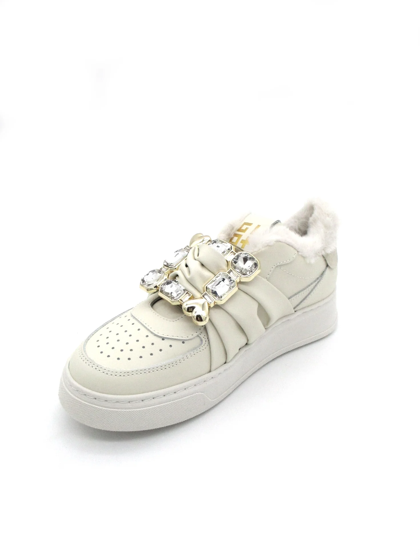 Sneaker pelle donna GIO+ Combi Luxury Latte - ADA40G - - immagine 5