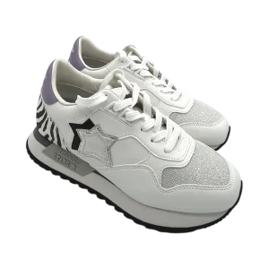 Sneakers donna Atlantic Stars White Zebra -Ghal-