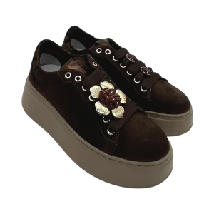 Sneakers camoscio donna GIO+ Cioccolato - PIA 408A -
