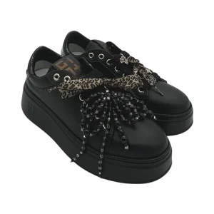 Sneakers pelle donna GIO+ Black - PIA 434 A -