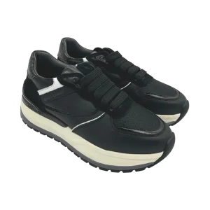 Sneakers pelle donna Janet & Janet Black - J411 -