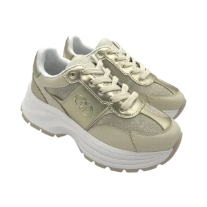 Sneakers pelle LIUJO  Light Gold  - Eva 02 -