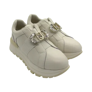 Sneakers pelle LIUJO Milk  - Amazing 40 -