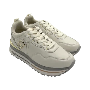 Sneakers pelle LIUJO Milk  - Maxi Wonder 01 -