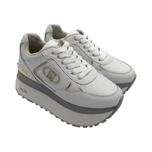 Sneakers pelle LIUJO White  - Maxi Wonder plus 01 -