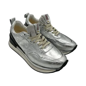 Sneakers pelle donna AS98 Argento - B86101 -