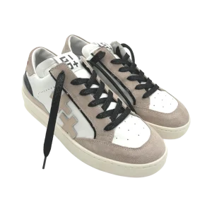 Sneakers pelle donna GIO+ Combi Black Latte Sahara - VITTO 30  -