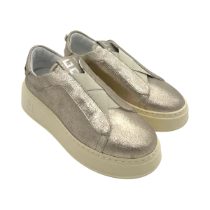 Sneakers pelle donna GIO+ Combi Gold   - Nila 05 -