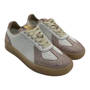 Sneakers pelle donna GIO+ Combi Perla -Blue 1022 -