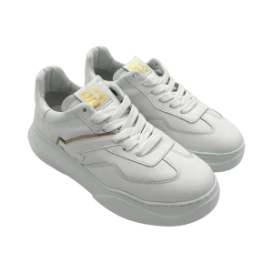 Sneakers pelle donna GIO+ Total White - Giada 220  -