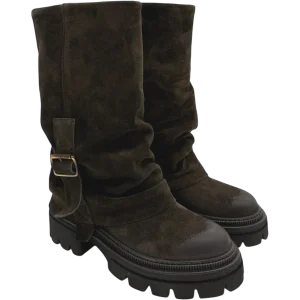 Stivale camoscio donna Mimmù Castagna - M482M5-I -