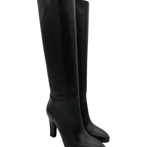 Stivale pelle donna BiancaDi Black - R2678VT -