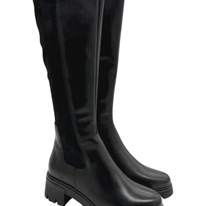 Stivale pelle donna Janet & Janet Black -J533-