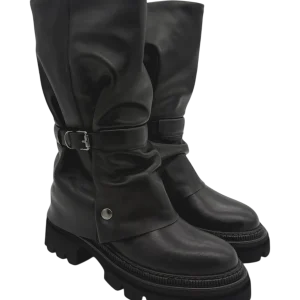 Stivale pelle donna Mimmù Black -M482M21-
