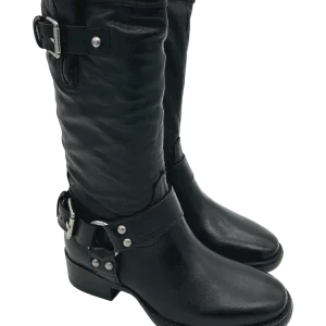 Stivale pelle donna Mjus Nero - L46303 -