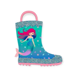 Stivaletti bambino Kids Mr.Tiggle Rain Boot Sirena Gomma Blue R-BOOT-001-035