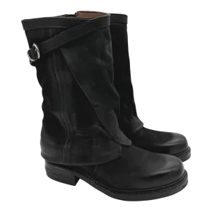 Stivaletto pelle donna AS98 Nero - B80234-