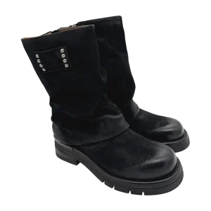 Stivaletto pelle donna AS98 Nero - B81209-
