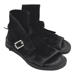 Sandalo pelle donna AS98 Black - A16030 -