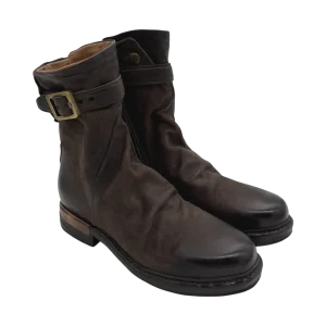 Stivaletto pelle donna AS98 Ebano - B80237-