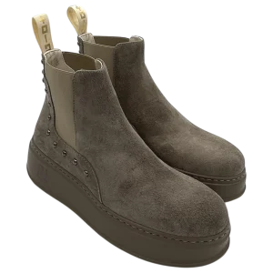 Stivaletto camoscio donna GIO+ Combi Tortora - PIADA 10F -