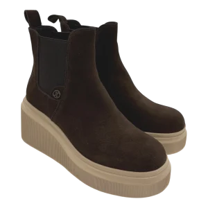 Stivaletto pelle donna Janet & Janet Dark Brown -J464-