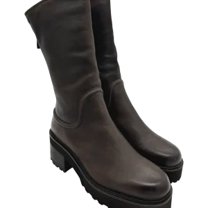 Stivaletto pelle donna Janet & Janet Fango -J482-