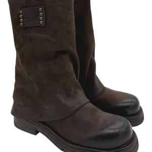 Stivaletto pelle donna AS98 Ebano - B81209 -