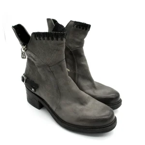 Stivaletto pelle donna AS98 Nebbia Nero - 261202 -