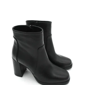 Stivaletto pelle donna Albano Nero  - 2531 -