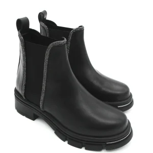 Stivaletto pelle donna Albano Nero  - 2568 -