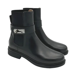 Stivaletto pelle donna Albano Nero  - 2714 -