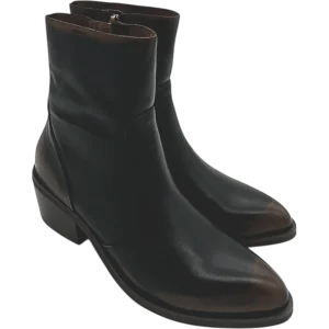 Stivaletto pelle donna BRUNO PREMI Cuoio Nero -BM5603X-