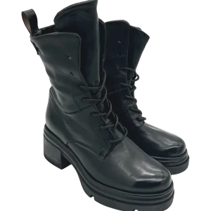 Stivaletto pelle donna Black AS98 - A89214 -