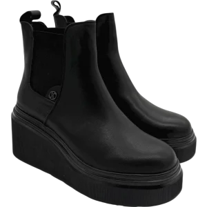 Stivaletto pelle donna Janet & Janet Black -J463-