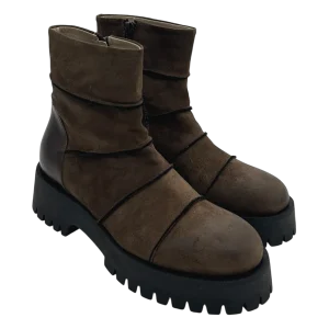 Stivaletto pelle donna Malloni Caffè -006CT-